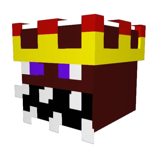 Rip_alone Minecraft avatar head, 3D render