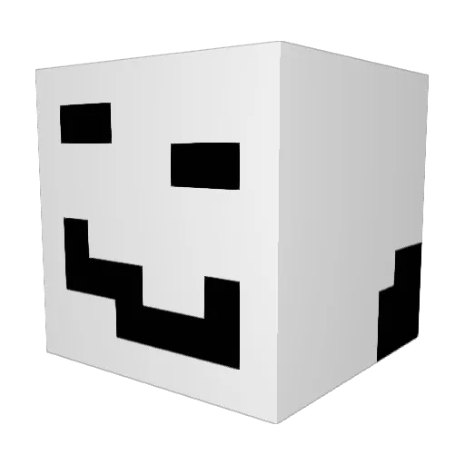 Ripaluski Minecraft avatar head, 3D render