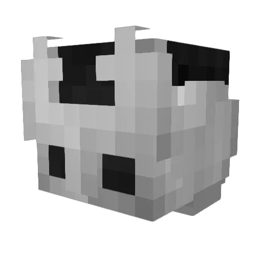 Ripandslash Minecraft avatar head, 3D render