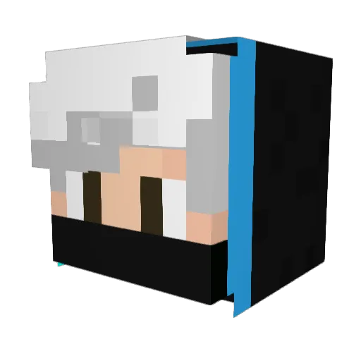 Riperek_47 Minecraft avatar head, 3D render