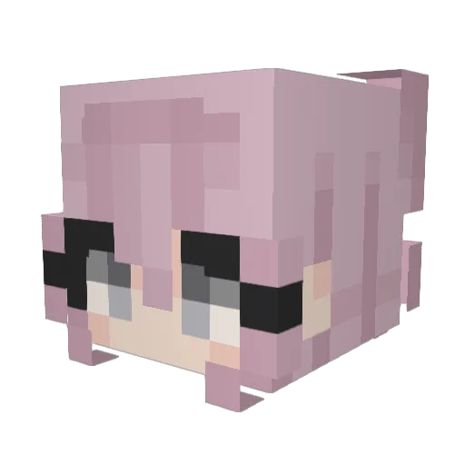 RipleyxD Minecraft avatar head, 3D render