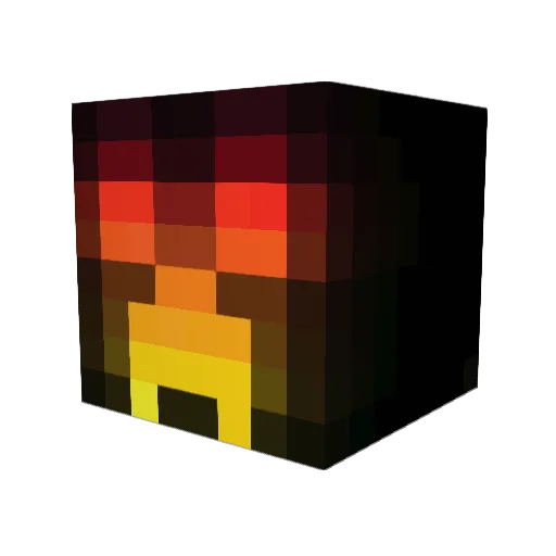 Rippakone Minecraft avatar head, 3D render