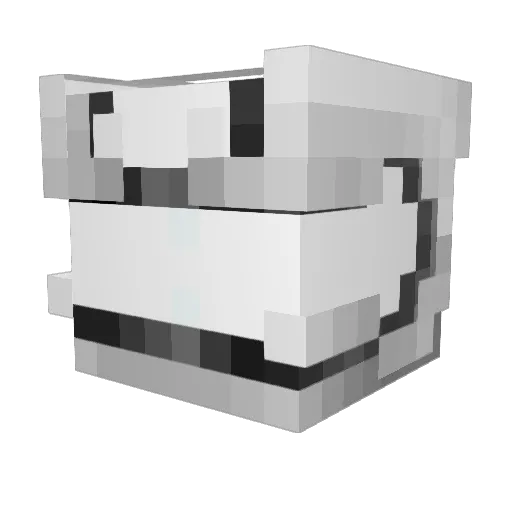 Ripper131 Minecraft avatar head, 3D render
