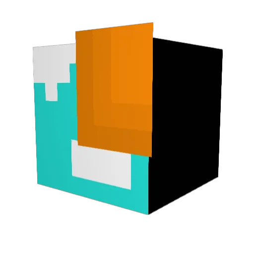 Ripper30004 Minecraft avatar head, 3D render
