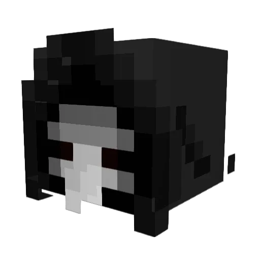 Ripper665 Minecraft avatar head, 3D render