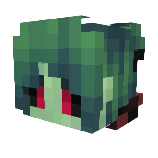 Ripper_chan Minecraft avatar head, 3D render