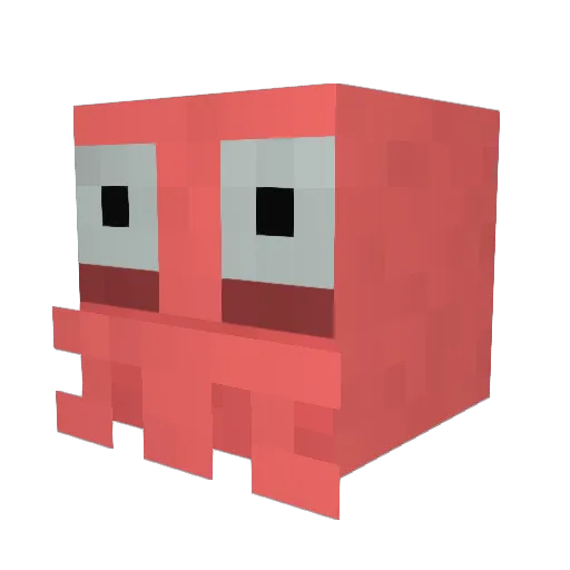 Ripsnorten Minecraft avatar head, 3D render