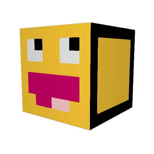 Riptide1192 Minecraft avatar head, 3D render