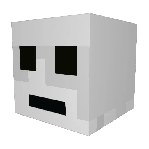Riquexs_Sla Minecraft avatar head, 3D render