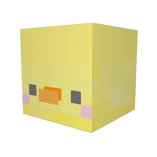 Riri_Industry Minecraft avatar head, 3D render