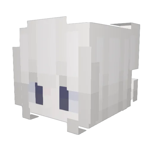 Ririy_ Minecraft avatar head, 3D render