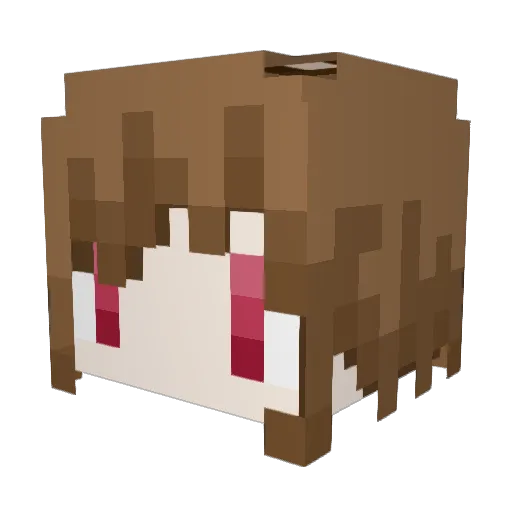 Riroguma0411 Minecraft avatar head, 3D render