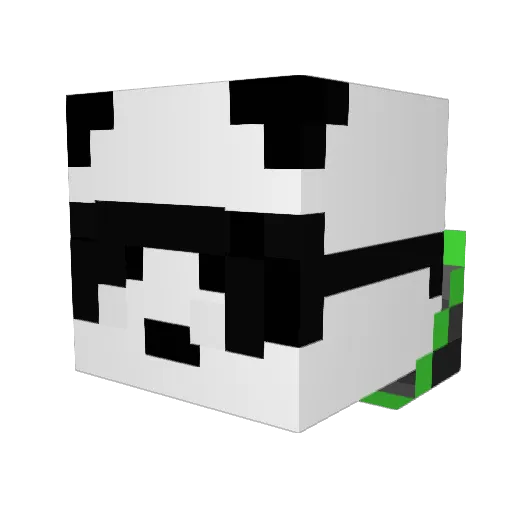 Risay Minecraft avatar head, 3D render