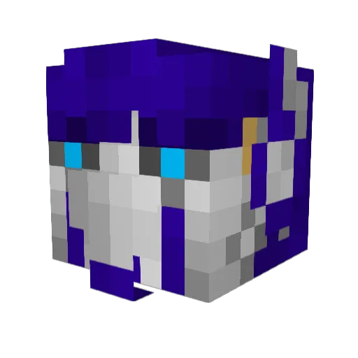 Rise2019 Minecraft avatar head, 3D render