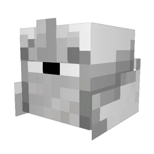 RiseFury Minecraft avatar head, 3D render