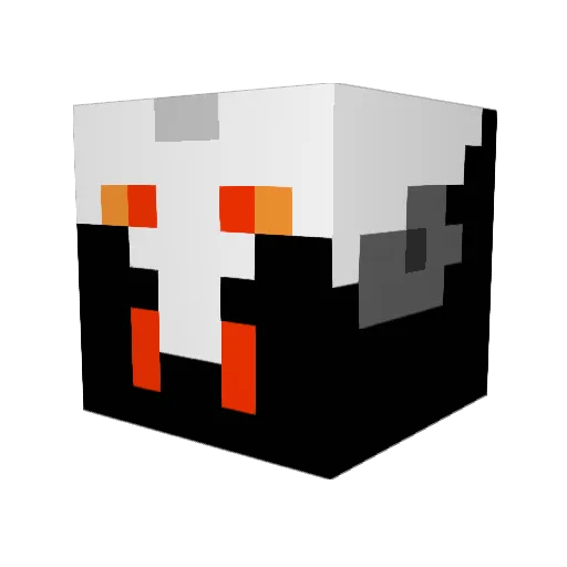 Rise_gunner Minecraft avatar head, 3D render