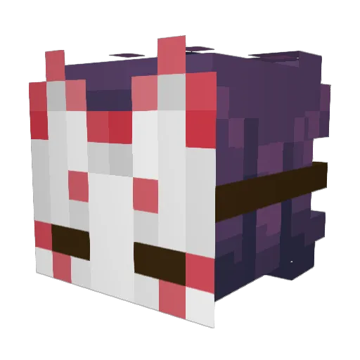 Riser_kun Minecraft avatar head, 3D render