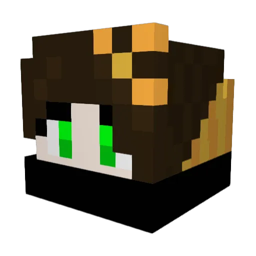 Risha____ Minecraft avatar head, 3D render