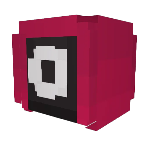 RishabP Minecraft avatar head, 3D render