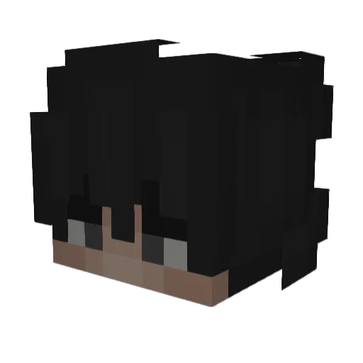 RishiXD10 Minecraft avatar head, 3D render