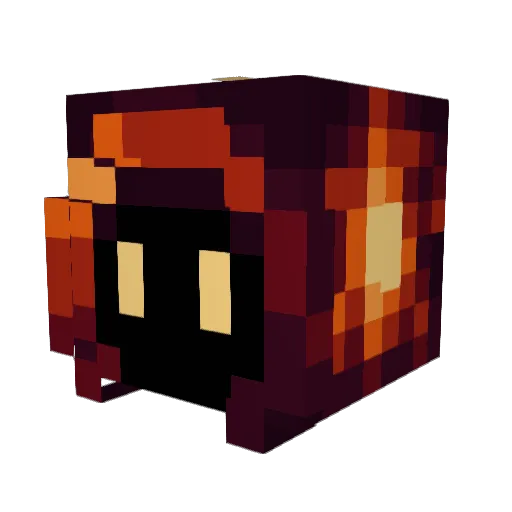 RisingPh0enix Minecraft avatar head, 3D render
