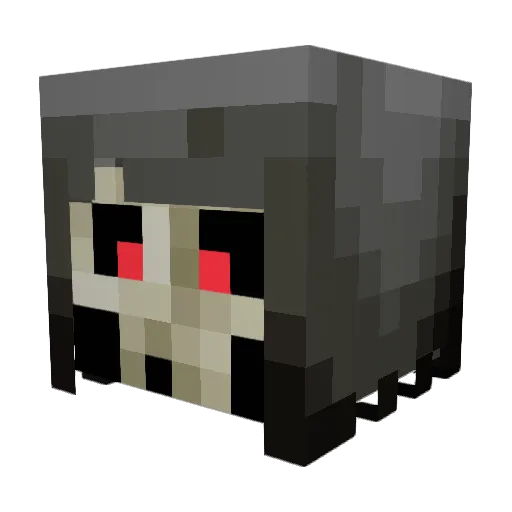 RisingSm0ke Minecraft avatar head, 3D render