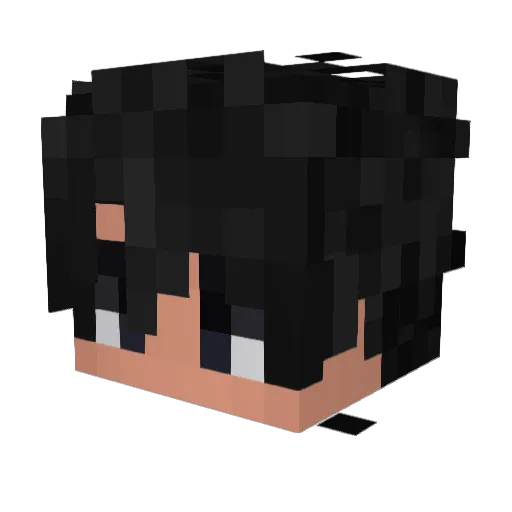 RiskIsSoDark Minecraft avatar head, 3D render