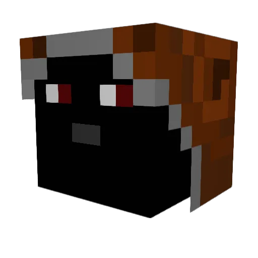 Risk_GHG Minecraft avatar head, 3D render