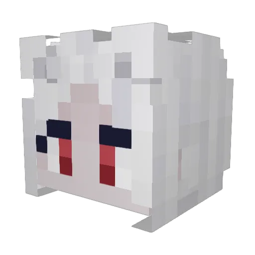 RiskyNigroo Minecraft avatar head, 3D render