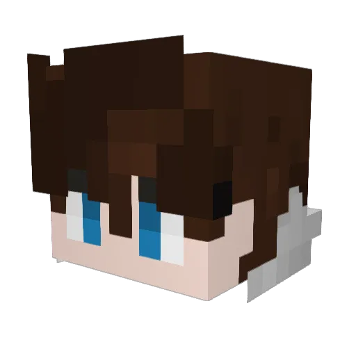RiskySquire Minecraft avatar head, 3D render