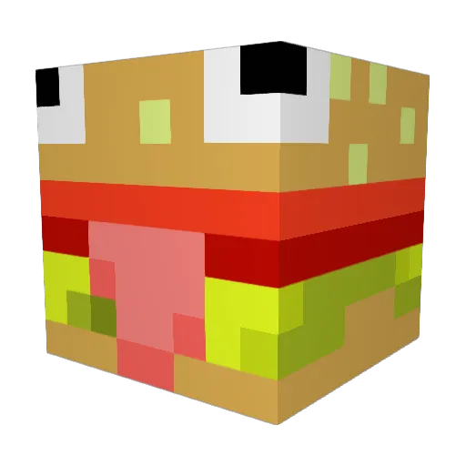 Rismarma Minecraft avatar head, 3D render