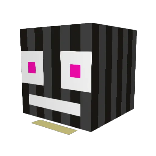 Risotta Minecraft avatar head, 3D render