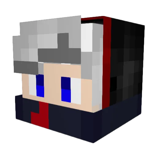 RissKillah Minecraft avatar head, 3D render