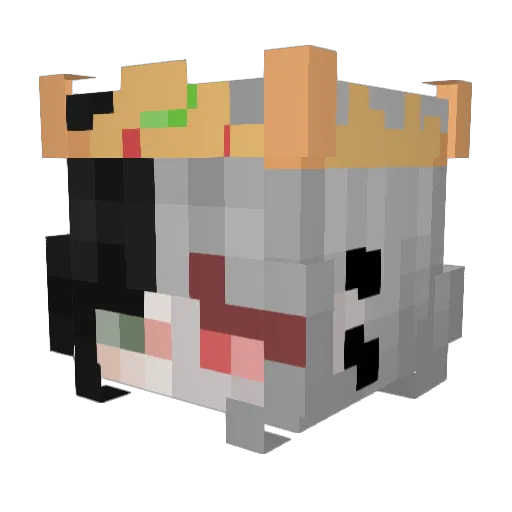 Rissa3703 Minecraft avatar head, 3D render