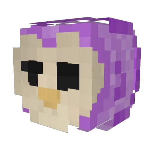 Riste Minecraft avatar head, 3D render