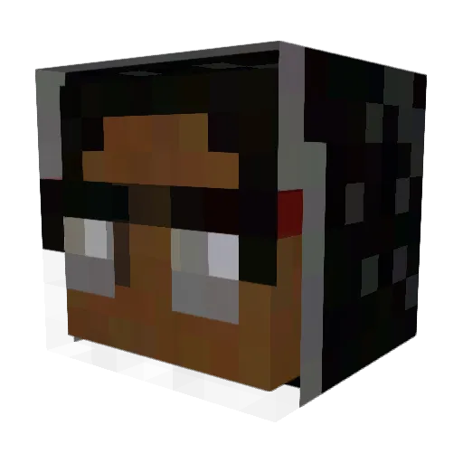 Rita_J Minecraft avatar head, 3D render