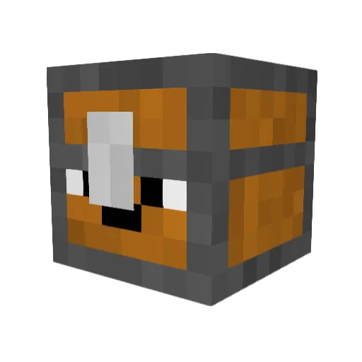 RitcheSP Minecraft avatar head, 3D render
