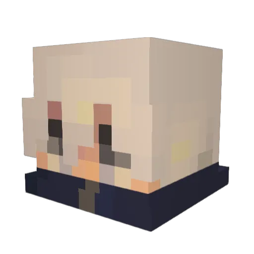 Rithran6 Minecraft avatar head, 3D render