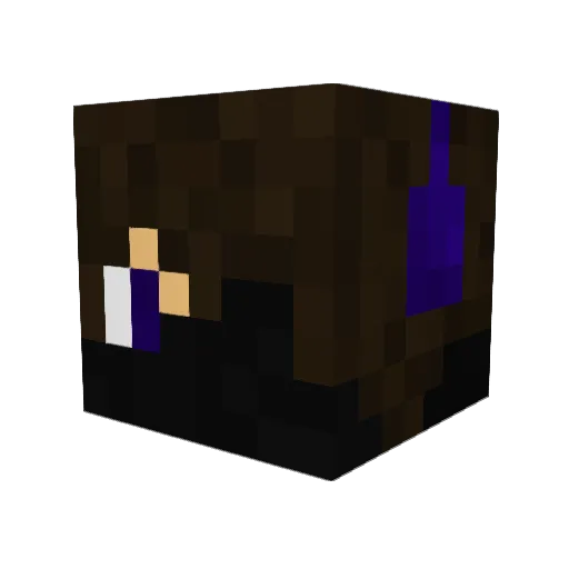 Rithyan1535 Minecraft avatar head, 3D render