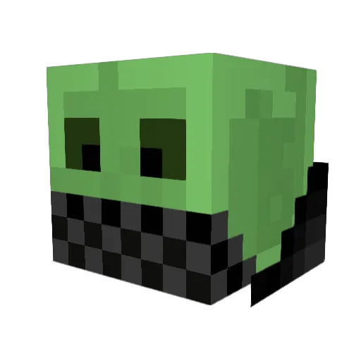 RitoKenden Minecraft avatar head, 3D render