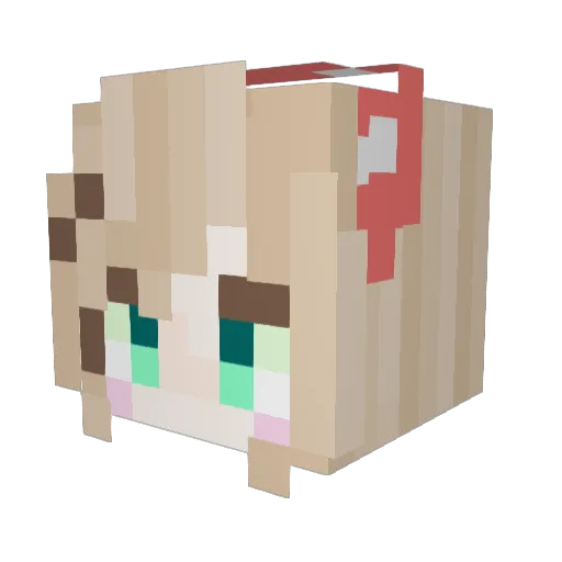 Ritorun_Ch Minecraft avatar head, 3D render