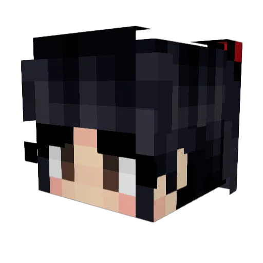 RitsuTainaka98 Minecraft avatar head, 3D render
