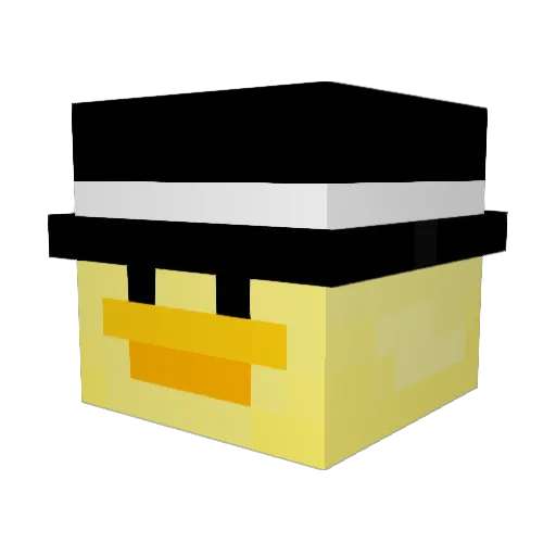 Ritsu_moon Minecraft avatar head, 3D render