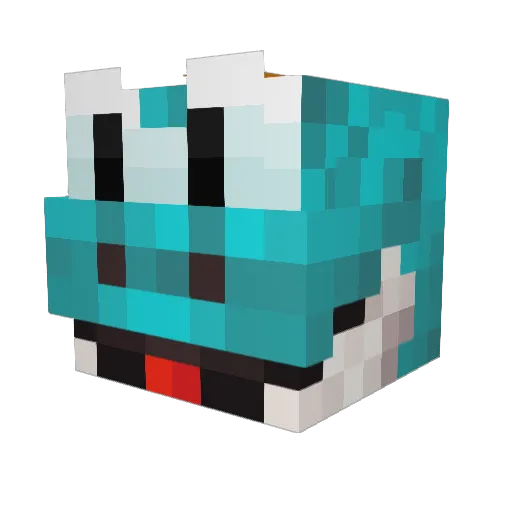 Ritt100 Minecraft avatar head, 3D render