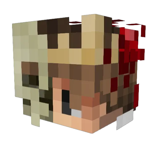 RitterOL Minecraft avatar head, 3D render