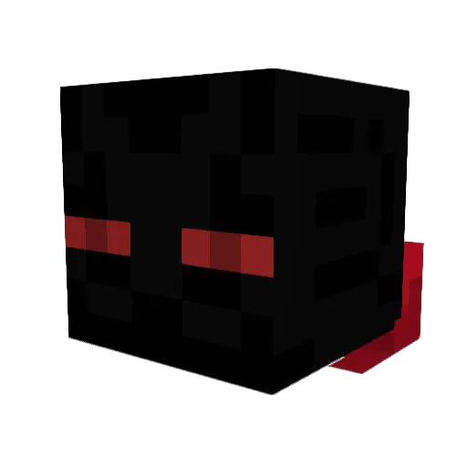 Rittly Minecraft avatar head, 3D render