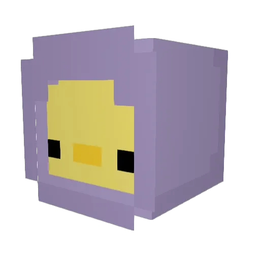 Ritto_22 Minecraft avatar head, 3D render