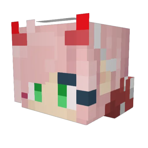 Rittzzz_1 Minecraft avatar head, 3D render