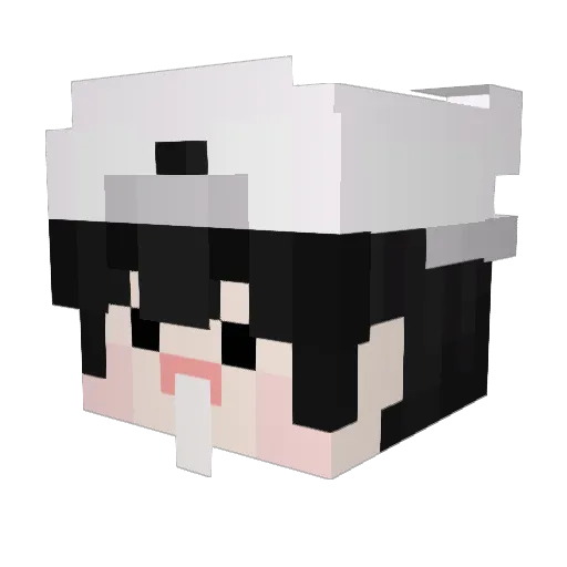 Rity__ Minecraft avatar head, 3D render