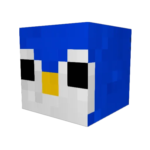 Ritzer59 Minecraft avatar head, 3D render
